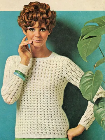 Sweater crochet pattern, summer sweater pattern, lace sweater pdf, women ladies top pdf instant download $6.68