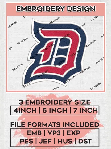 Duquesne Dukes Logo Machine Embroidery Design, NCAA Duquesne Dukes Embroidery Design Design files, NCAA Embroidery Designs, NCAA Machine Embroidery Designs, Digital Download $6.99