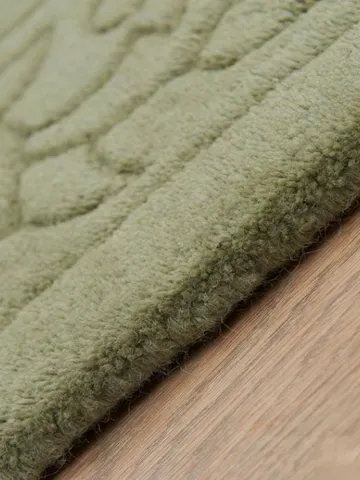Buy Fade Green Hand Tufted | Circle Shape Rug 100% Wool For Kids Room | Living Room | Bed Room In Any Size 4x4,5x5,6x6,8x8,9x9,10x10 $90.00