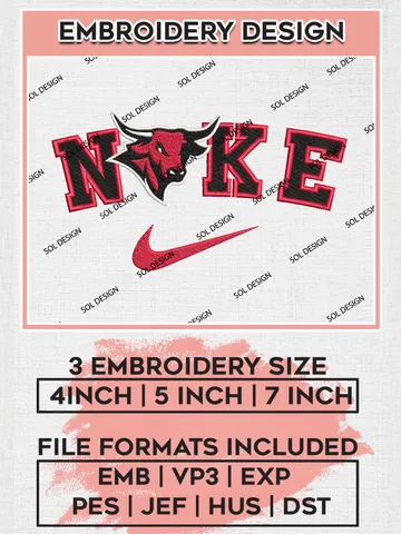Nike Omaha Mavericks Machine Embroidery Design, NCAA Omaha Mavericks Embroidery Design files, NCAA Embroidery Designs, NCAA Machine Embroidery Designs, Digital Download $6.99