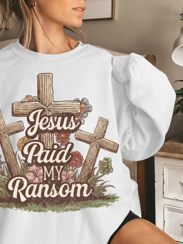 Christian Easter Sublimation Designs Jesus Cross PNG Bible Verse Png for DTF Transfers Vintage Jesus Easter Tshirt Designs for Hoodies Cute $3.62