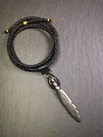 Gandhanra Vintage Tibetan Buddhism Amulet,Fire Vajra Sword of Wisdom Buddha Manjushri, Made of Cold Iron,2.8" $39.99