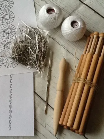 Bobbin lace making kit Starter set $79.00