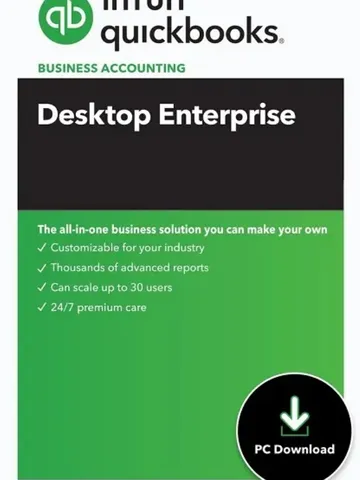 Quickbooks Desktop Enterprise Lifetime key US Edition 2024 For 3 User