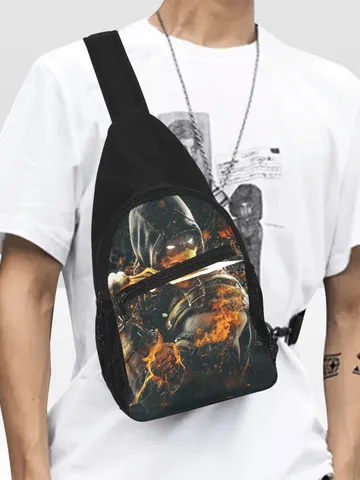 Scorpion Mortal Kombat Chest Bag $39.97