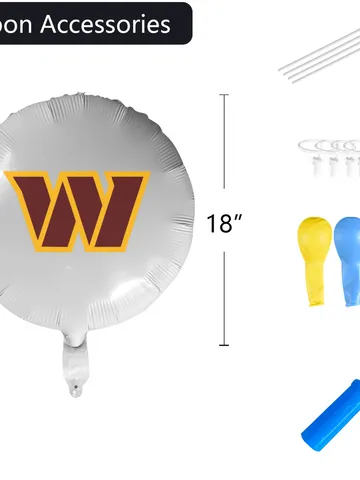 Washington Commanders Foil Balloon $24.00