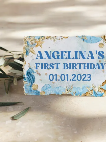 Editable Food Label ONEder the Sea First Birthday Label; Under the Sea Party; Ocean Party Birthday Template Instant Download; SE1 $8.13