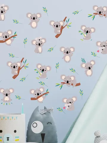 Koalas Wall Decals Set Kids Stickers ek28 $27.99
