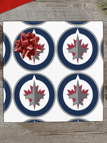 Winnipeg Jets Gift Wrapping Paper $24.97