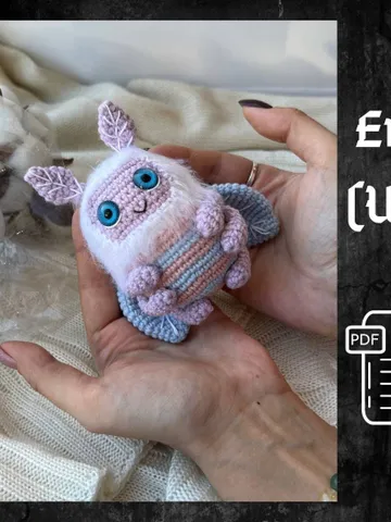 PDF Crochet Pattern Butterfly, Amigurumi Moth, Amigurumi Butterfly, Butterfly doll, Cute monster Moth, amigurumi animal $9.00