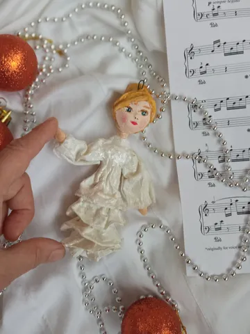 Princess in vintage style- cotton toy for the most magical Christmas tree Xmas decorations. Holidays gifts $59.00