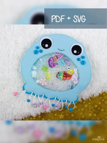 Jellyfish - I Spy Bag - Sewing Pattern $3.50