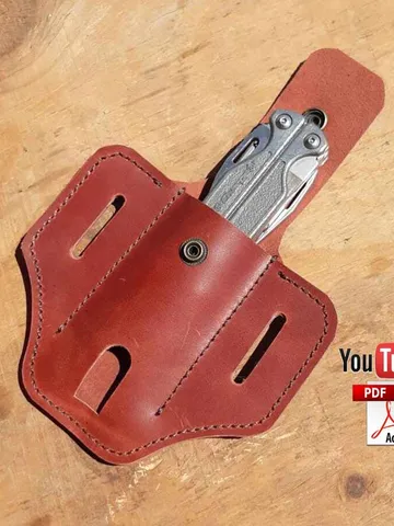 Leatherman Leather Sheath Pattern – Digital PDF Template | DIY Leathercraft | Outdoor EDC Sheath | Handmade Leather Lovers Gift $9.00