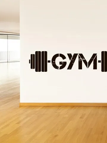 Gym Wall Decal Fitness Crossfit Training Home Decoration Sticker z3116 $23.99