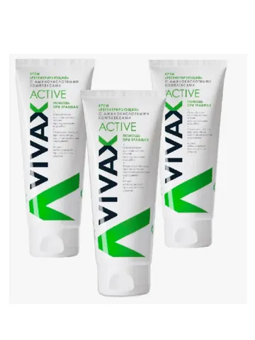 [3pcs] VIVAX REGENERATING creams with ACTIVE PEPTIDE COMPLEXES, Free express delivery