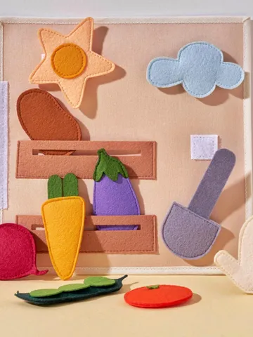 Handmade Montessori Felt Busy Book for Baby Girl Quiet Activity Book Toddler 6 12 Months Soft Fabric Sensory Gift 1 Year Old Kinderkrama $65.00