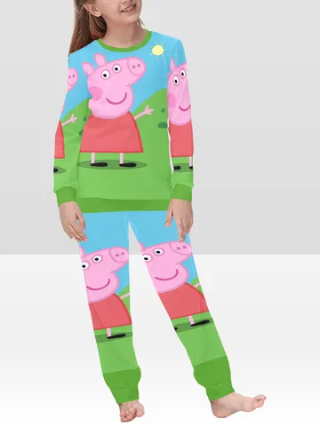 Peppa Pig Kids Girls Pajamas Set, PJ Set pajama loungewear sleepwear $72.00