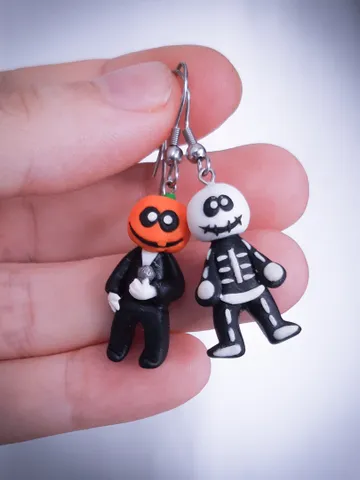 Skid and Pump mini figures earrings $42.00