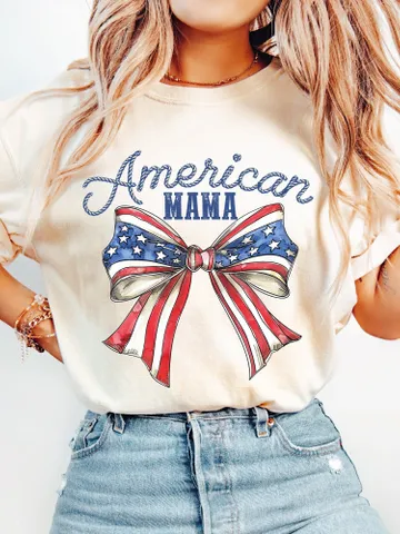 American Mama Coquette PNG, 4th Of July Png, Fourth of July Bows png, Coquette Mama png, American Mama png, Mama sublimation, png for mama $3.34