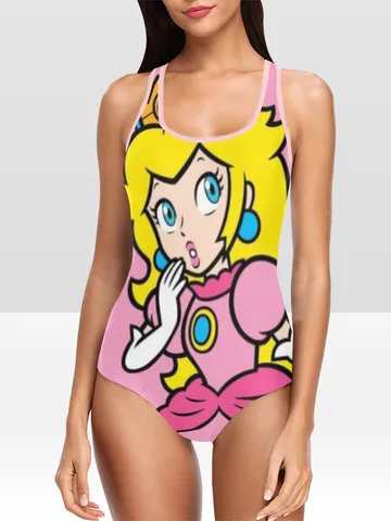 Princess Peach One Piece Swimsuit $39.97