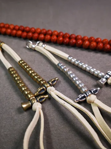 Gandhanra Handmade 7mm Tibetan Buddhist Prayer Bead Counters for 8-15mm Mala $28.99