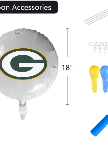 Green Bay Packers Foil Balloon $24.00