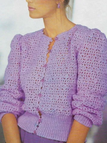Crochet cardigan pattern ; easy cardigan, summer cardigan, women cardigan PDF $6.68