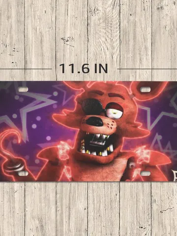 Foxy FNAF Five Nights At Freddy's License Plate $24.97
