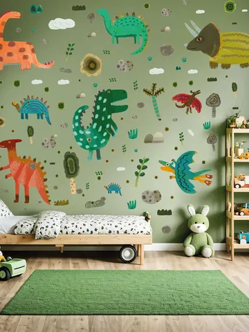 Dinosaurs Wall Decal Scandinavian Jurassic Stickers el20 $27.99