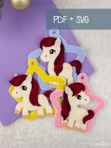 Felt Horses - Sewing Patterns