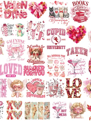 40 Bestseller Valentines Day PNG Bundle, Valentine Bundle Png, Christian Valentine png, Valentine Brushstroke, Coquette Bow Valentine Sub $7.24