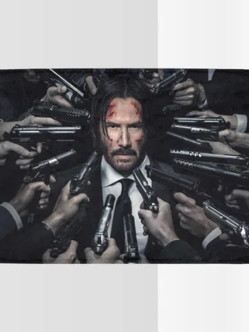 John Wick Blanket Lightweight Soft Microfiber Fleece $54.00