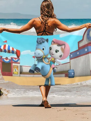 Sheriff Callie Wild West Cat Beach Towel $45.00