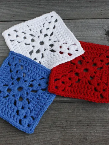 Patriotic coasters set Blue white red coasters American flag drink coasters Beverage cotton coaster Memorial day table decor for 4th of july $15.08