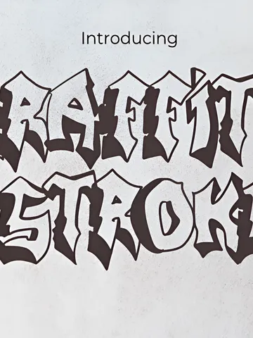 Graffiti Stroke Font $0.00