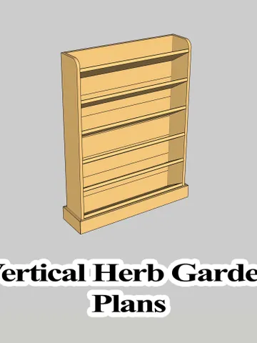 Vertical Planter Box Plans, PDF, DIY $4.95