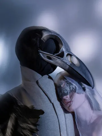 Bird Skull Mask, Raven Skull, Viking skull Mask, bird mask, plague doctor mask, steampunk mask, bird beak mask, Voodoo Mask, Raven Mask $326.85
