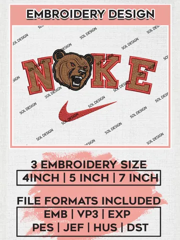 Nike Cornell Big Red Machine Embroidery Design, NCAA Cornell Big Red Embroidery Design files, NCAA Embroidery Designs, NCAA Machine Embroidery Designs, Digital Download $6.99