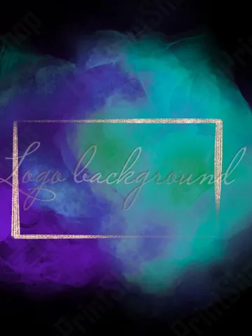 Watercolor logo png Purple logo design Background Png Watercolor mint and purple & gold logo design Purple and gold logo green logo png $2.85