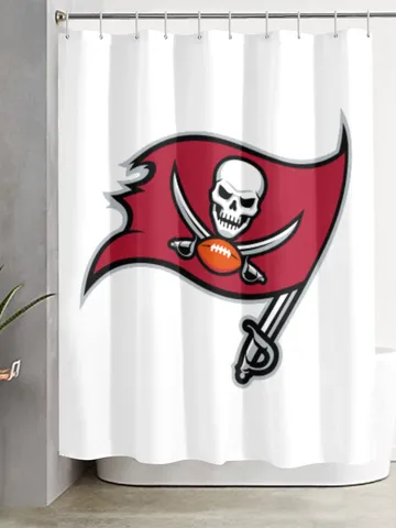 Tampa Bay Buccaneers Shower Curtain $48.00