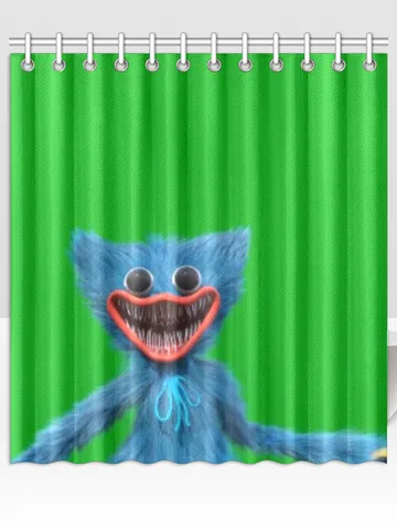 Huggy Wuggy Shower Curtain $48.00