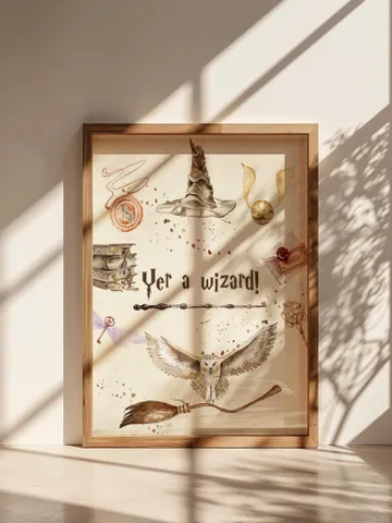 Wizarding World Poster; Wizard printable Wall art; Magic School nursery; Wizarding World Quotes; Wizard Poster; Wizard Print; Wizard Decor $8.13