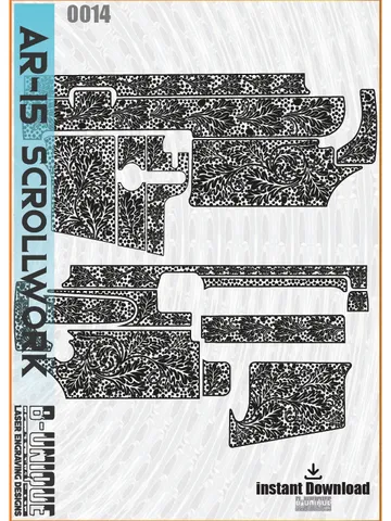AR-15 Scrollwork