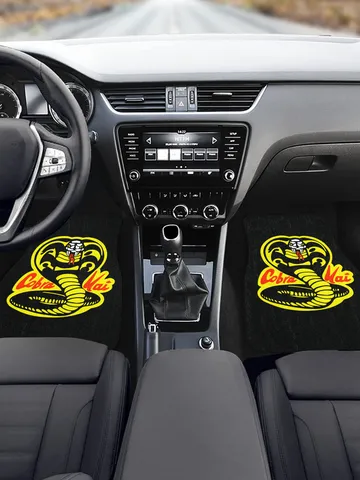 Cobra Kai Front Car Floor Mat Set of 2 $69.97