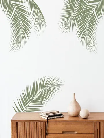 Palm Leaf Decals - Tropical Leaf Decals, Palm Leaf's Decals, Palm Leaf Stickers, Gift For Her, Wife Gift h150 $61.03