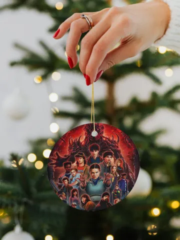 Stranger Things 5 Christmas Ornament