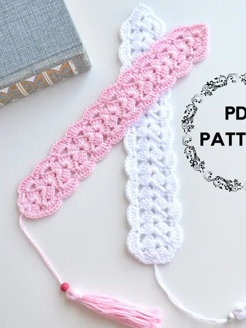 Bookmark crochet pattern, Lace bookmark crochet PDF, Handmade bookmark, Beautiful crochet bookmark, Easy pattern $2.55