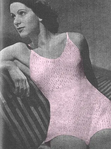 Vintage Knitting Pattern 30 Cami-Knickers Women $2.50