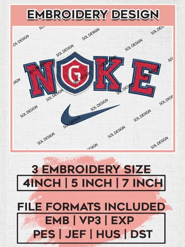 Nike Saint Mary's Gaels Machine Embroidery Design, NCAA Saint Mary's Gaels Embroidery Design files, NCAA Embroidery Designs, NCAA Machine Embroidery Designs, Digital Download $6.99