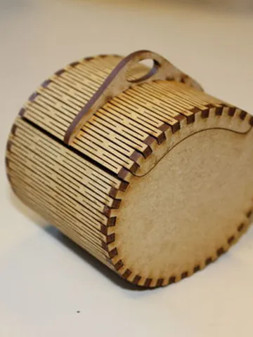 Digital Template Cnc Router Files Cnc Gift Box Files for Wood Laser Cut Pattern $6.50